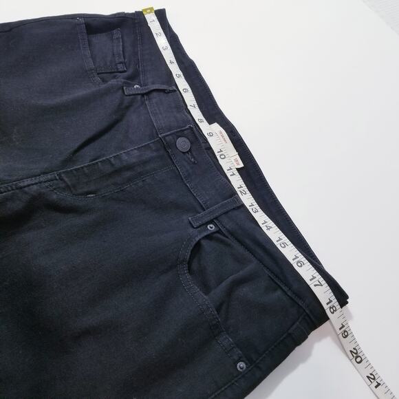 Levi's 711 Jeans Skinny Black Denim - Picture 7 of 12